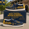 West Virginia Mountaineers Merch Let's Go Mountaineers Shoes Gift For Football Lovers - Merchluma