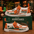 Miami Hurricanes Shoes The U Shoes Miami Hurricanes Merch Game Day Gift For Football Lovers - Merchluma