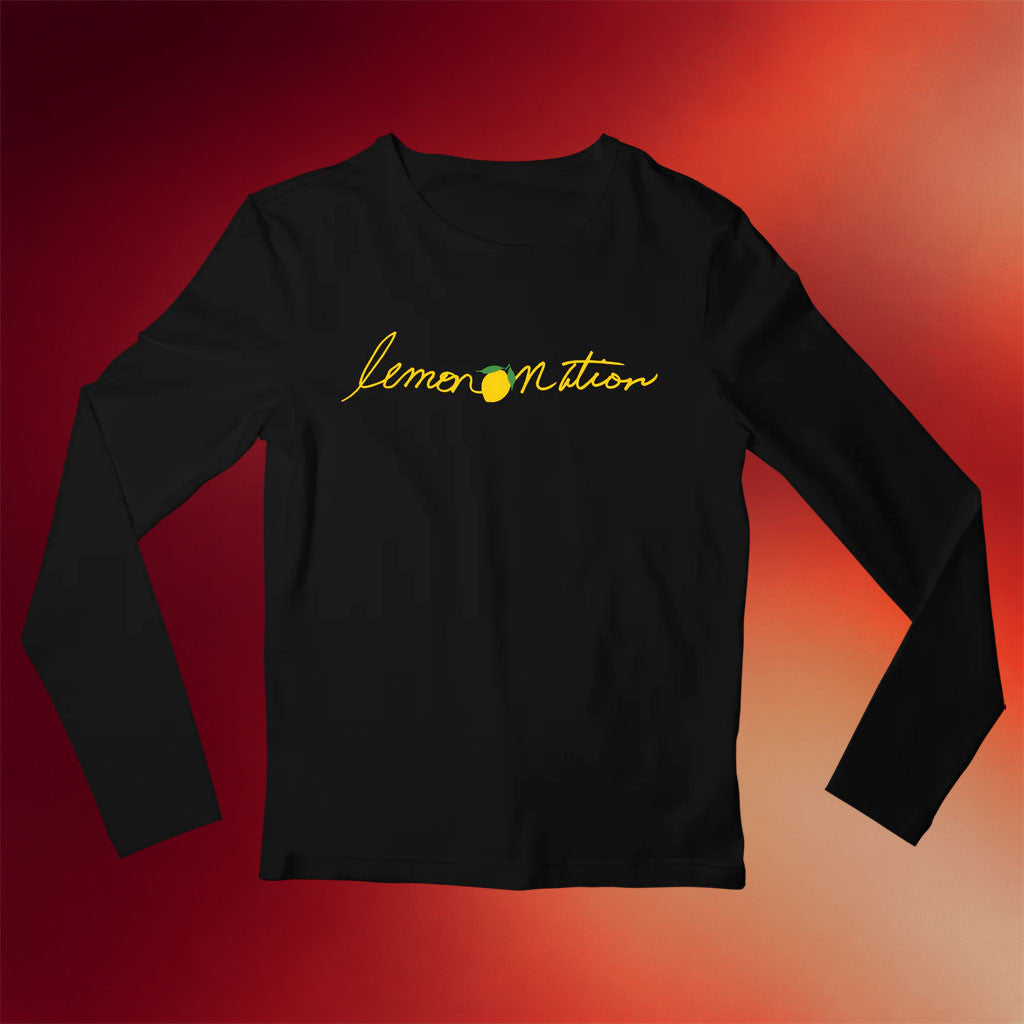 Don Lemon Merch Lemon Nation Script Long Sleeve Shirt Birthday Gift Ideas For Her - Merchluma
