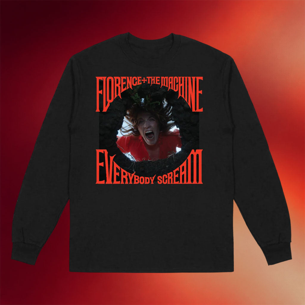 Florence And The Machine Merch 2026 Scream Hole Long Sleeve T-Shirt Gifts For BFF - Merchluma