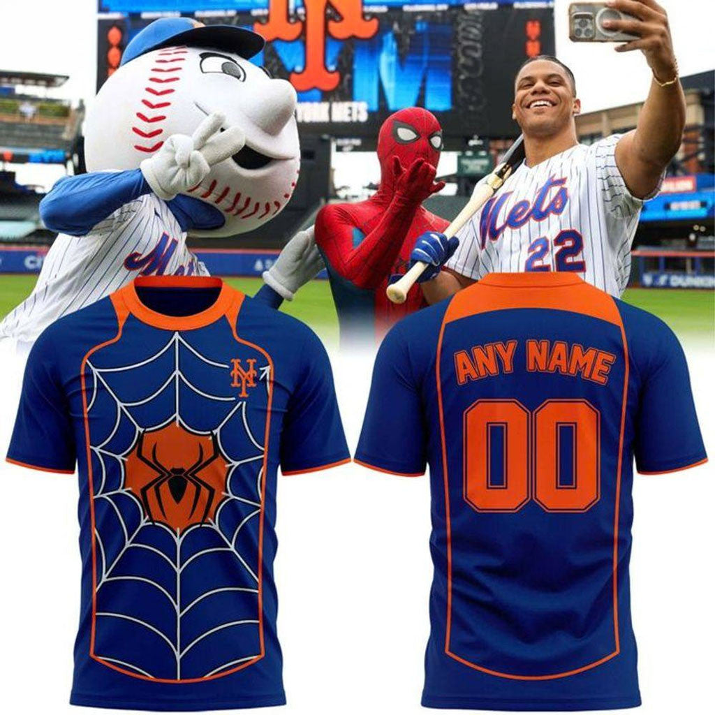 Custom New York Mets x Spider Man Brand New Day 2026 T-Shirt NY Mets Merch Fans Gifts - Merchluma