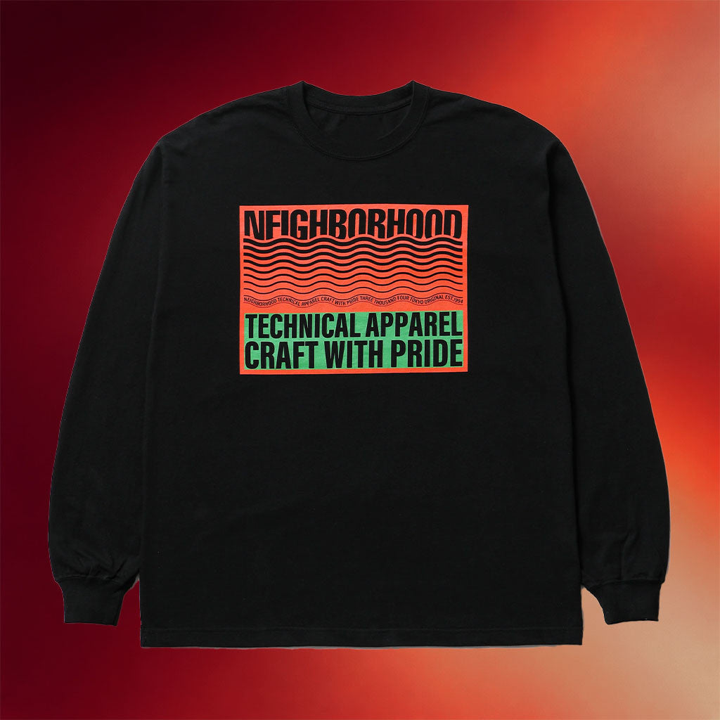 Neighborhood Merch NH 252 Spot Long Sleeve T-Shirt Neighborhood Shirt Gift Ideas For Son - Merchluma