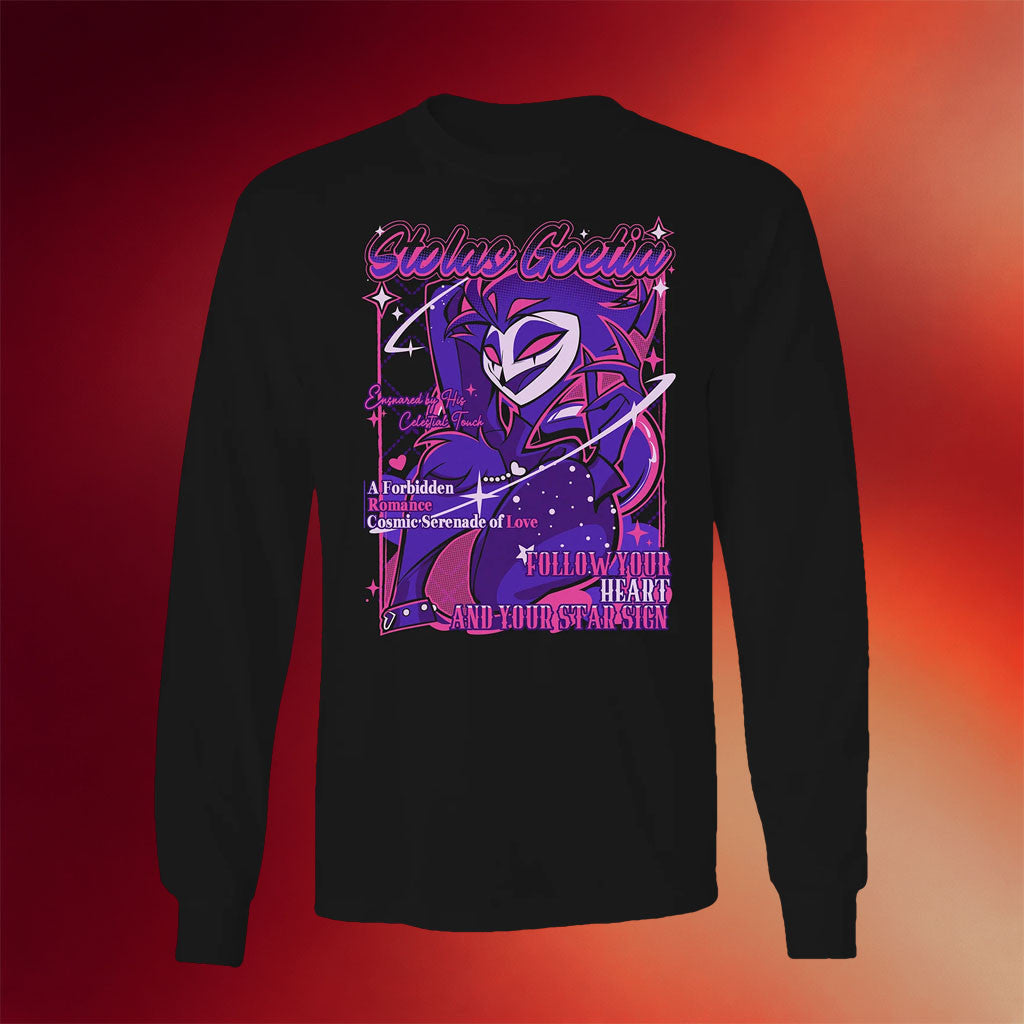 Shark Robot Merch Stolas From Helluva Boss With Love Long Sleeve T-Shirt Gifts For BFF - Merchluma