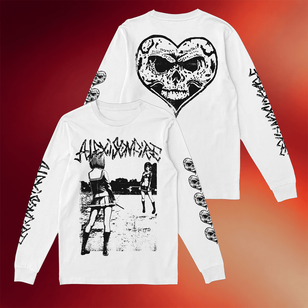 Alexisonfire Merch Anime Knife Fight Long Sleeve T-Shirt Gifts For Band Fans - Merchluma