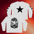 Kanye West Merch 2026 Mask Long Sleeve Shirt White YE Bully Merch Present For Rap Lovers - Merchluma