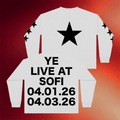 Kanye West Merch 2026 YE Live At Sofi Long Sleeve Shirt YE Bully Merch Hip Hop Lover Gifts - Merchluma