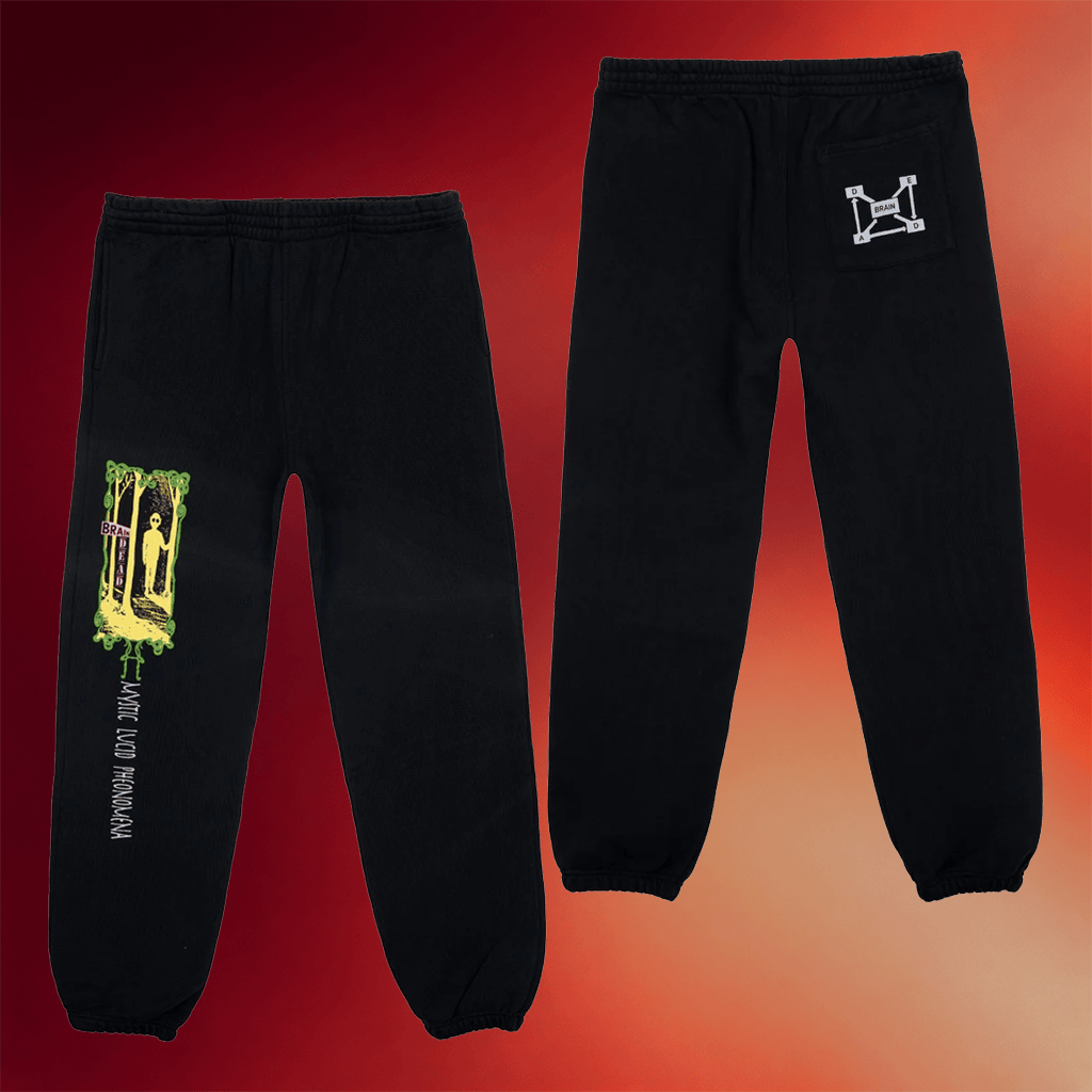 Brain Dead Merch 2026 Mystic Lucid Sweatpants Black Gift Ideas For Husband - Merchluma