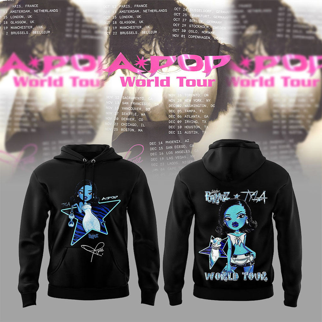 Tyla APOP World Tour 2026 Signature Hoodie Tyla Concert Merch Cool Gift For Music Lovers - Merchluma