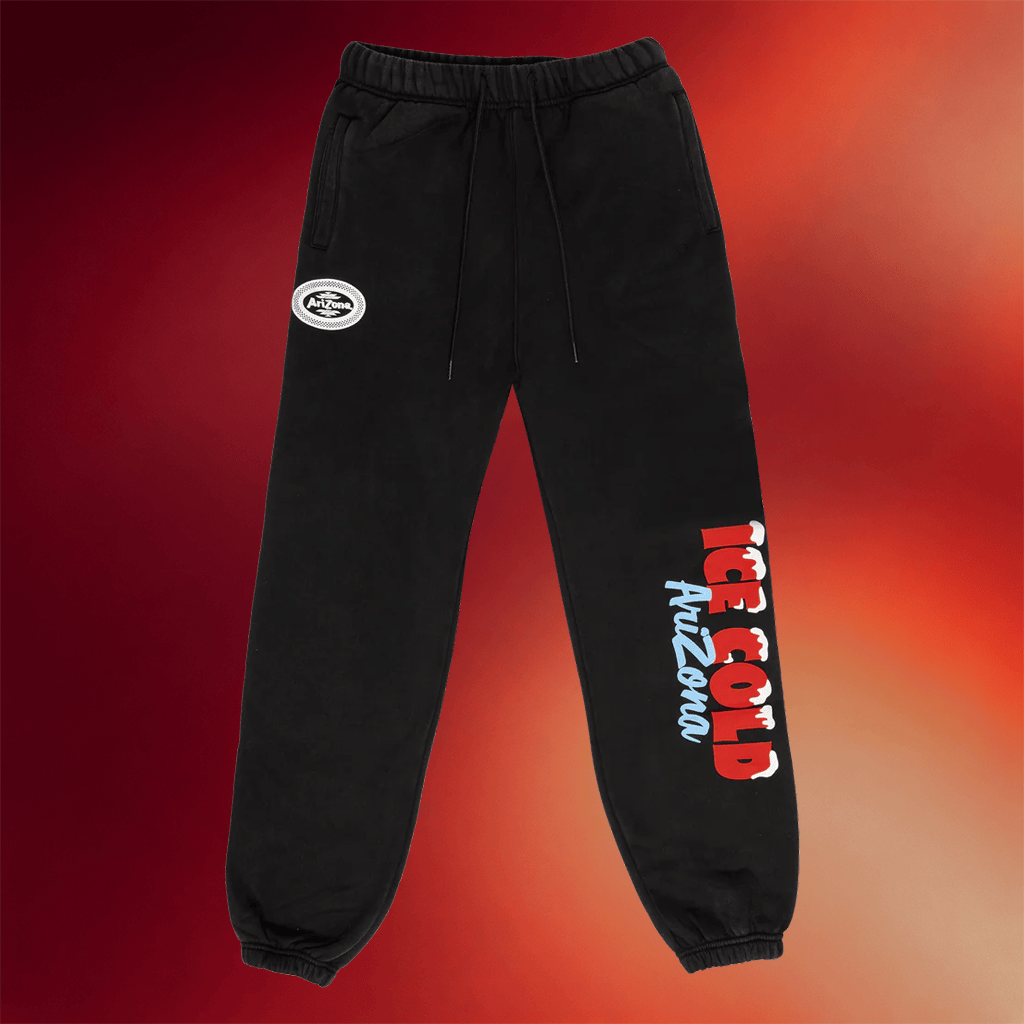 Drinkarizona Merch 2026 Black And Red Ice Cold Sweatpants Gifts For Boyfriend - Merchluma