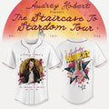 Audrey Hobert The Staircase To Stardom Tour Baseball Jersey Audrey Hobert Merch BFF Gifts - Merchluma