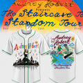 Audrey Hobert The Staircase To Stardom Tour Baseball Jersey White Audrey Hobert Merch Fan Gifts - Merchluma