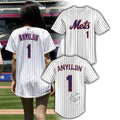 New York Mets #1 An Yujin Wonyoung 2026 Baseball Jersey NY Mets Merch Gift Ideas For Baseball Fans - Merchluma
