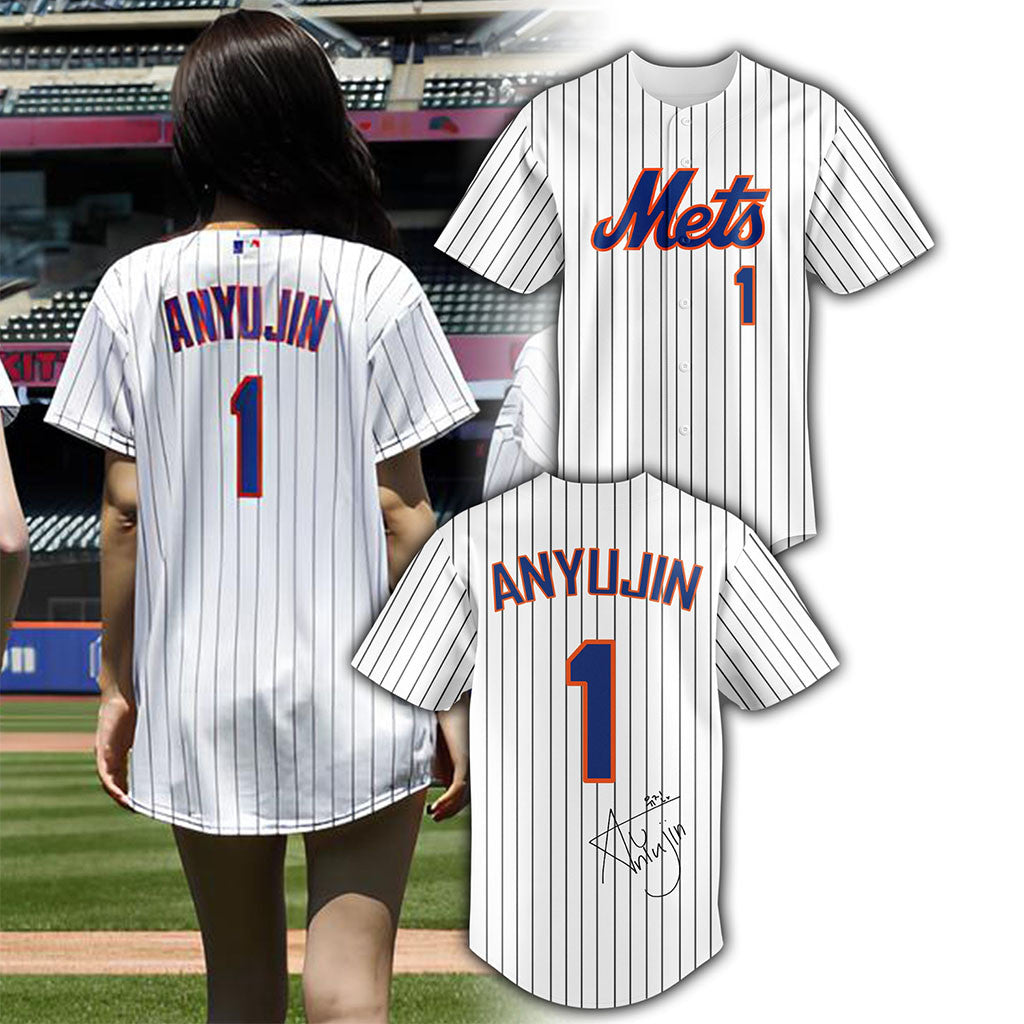 New York Mets #1 An Yujin Wonyoung 2026 Baseball Jersey NY Mets Merch Gift Ideas For Baseball Fans - Merchluma