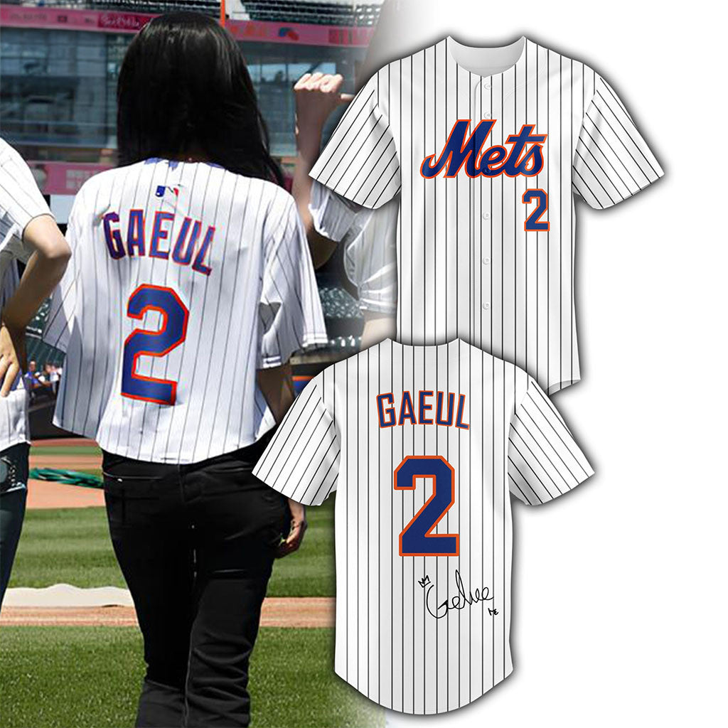 New York Mets #2 IVE Gaeul 2026 Baseball Jersey NY Mets Merch Gifts For Baseball Fans - Merchluma