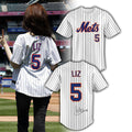 New York Mets #5 Liz 2026 Baseball Jersey NY Mets Merch Best Gifts For Baseball Lovers - Merchluma