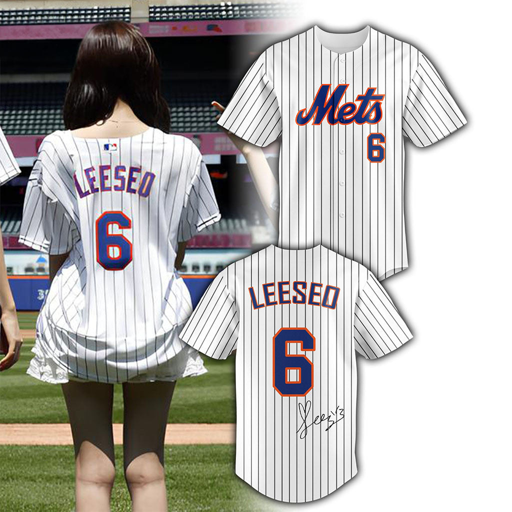New York Mets #6 Leeseo 2026 Baseball Jersey NY Mets Merch Gifts For Baseball Lovers - Merchluma