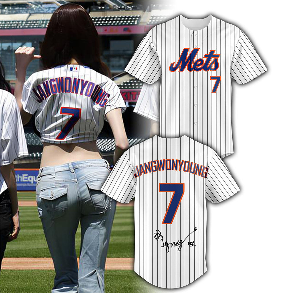 New York Mets #7 Jang Wonyoung 2026 Baseball Jersey NY Mets Merch Best Gifts For Baseball Fans - Merchluma