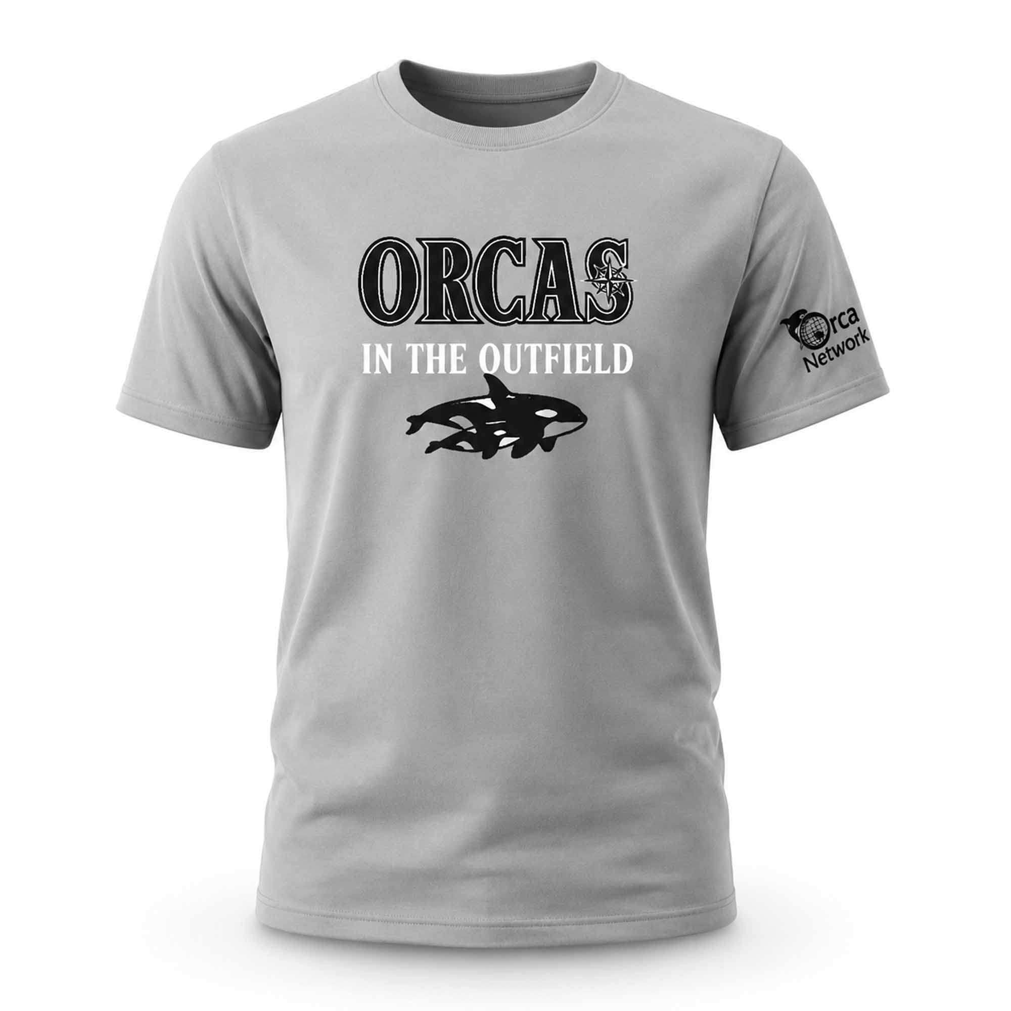2026 Mariners Orcas In The Outfield T-Shirt Seattle Mariners Merch Present For Baseball Fans - Merchluma