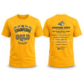 2026 Montana State MUS Champions Wear Gold Rush Shirt Montana State Bobcats Merch Fan Gifts - Merchluma