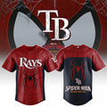 Tampa Bay Rays x Spider-Man Brand New Day 2026 Theme Game Jersey TB Rays Merch Gifts For Fans - Merchluma