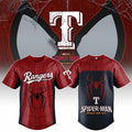 Texas Rangers X Spider-Man Brand New Day 2026 Theme Game Jersey Texas Rangers Merch Fan Gifts - Merchluma