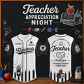Custom Teacher Appreciation Night 2026 Baseball Jersey Teacher Make A Difference Apparel - Merchluma