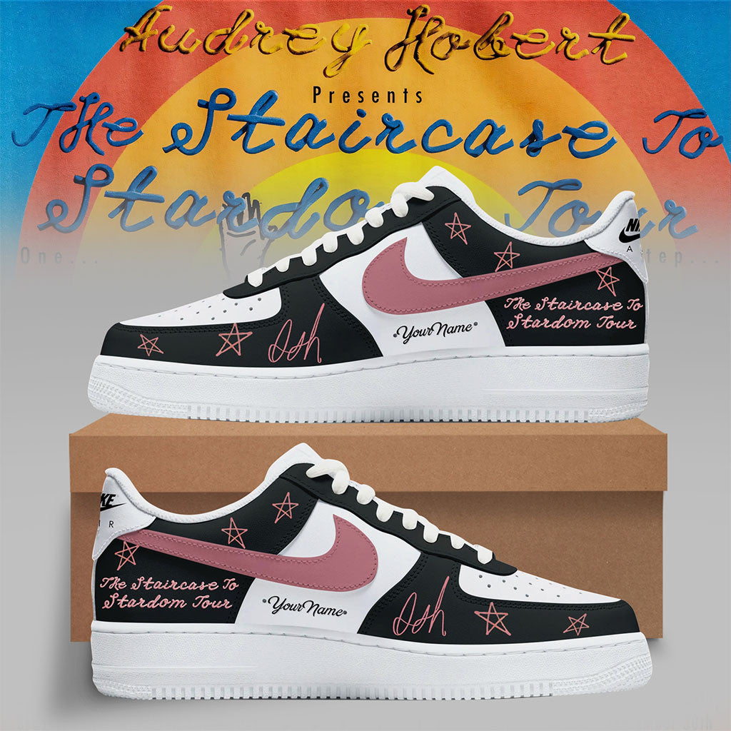 Custom Audrey Hobert The Staircase To Stardom Tour Shoes Audrey Hobert Merch Gifts For Fans - Merchluma