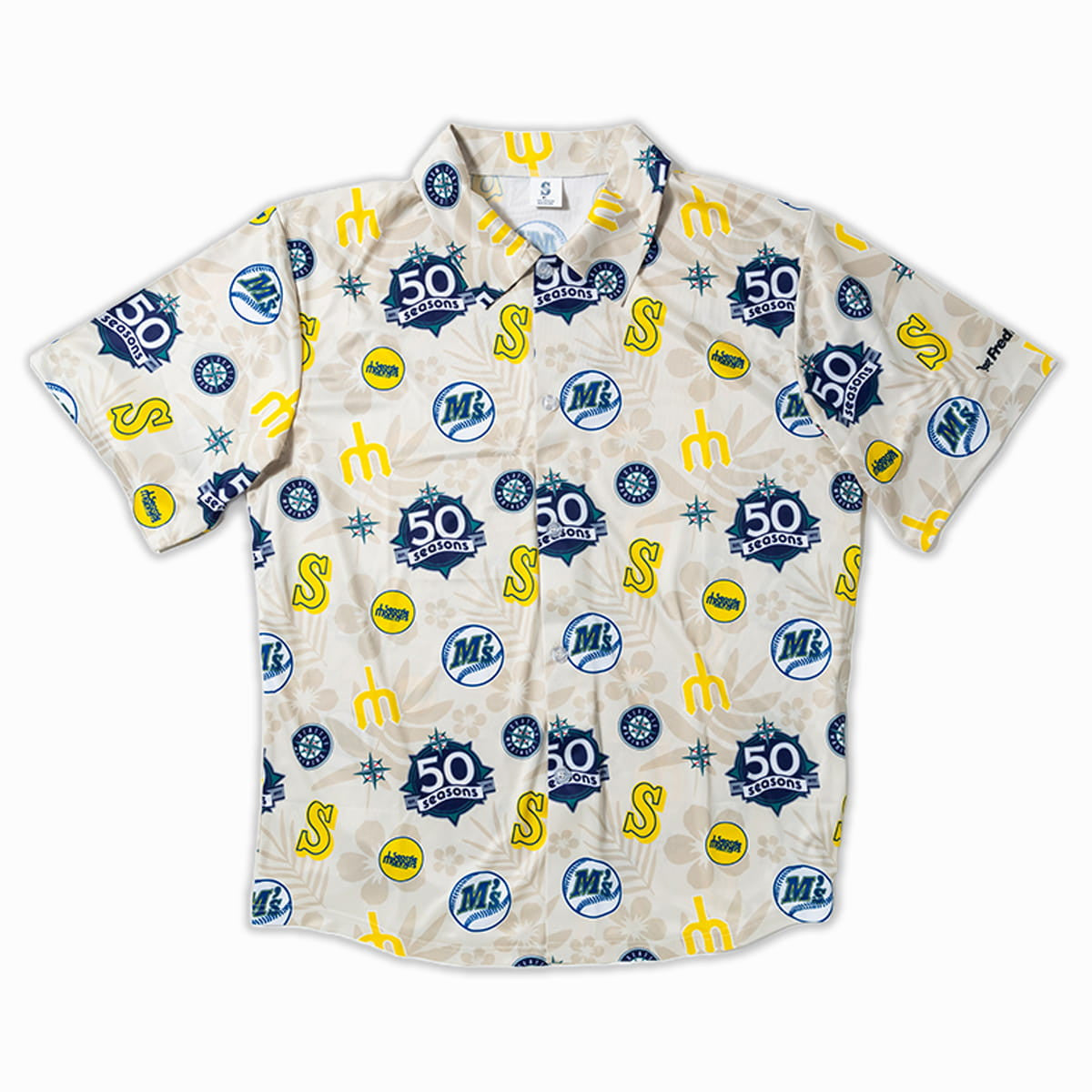 2026 Mariners 50 Seasons Hawaiian Shirt Seattle Mariners Merch Baseball Enthusiast Gifts - Merchluma