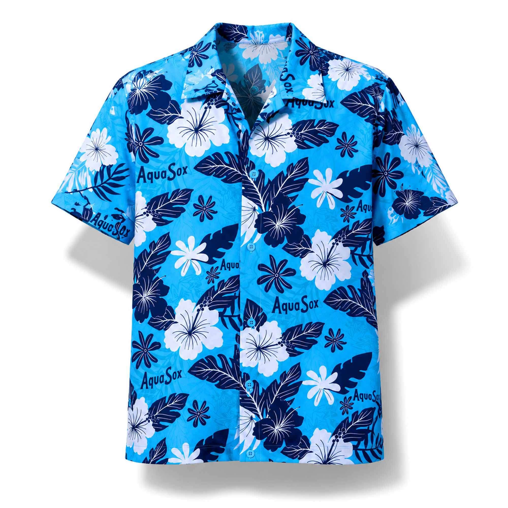 2026 AquaSox Margaritaville Night Hawaiian Shirt Tropical Themed Everett AquaSox Merch Gifts - Merchluma