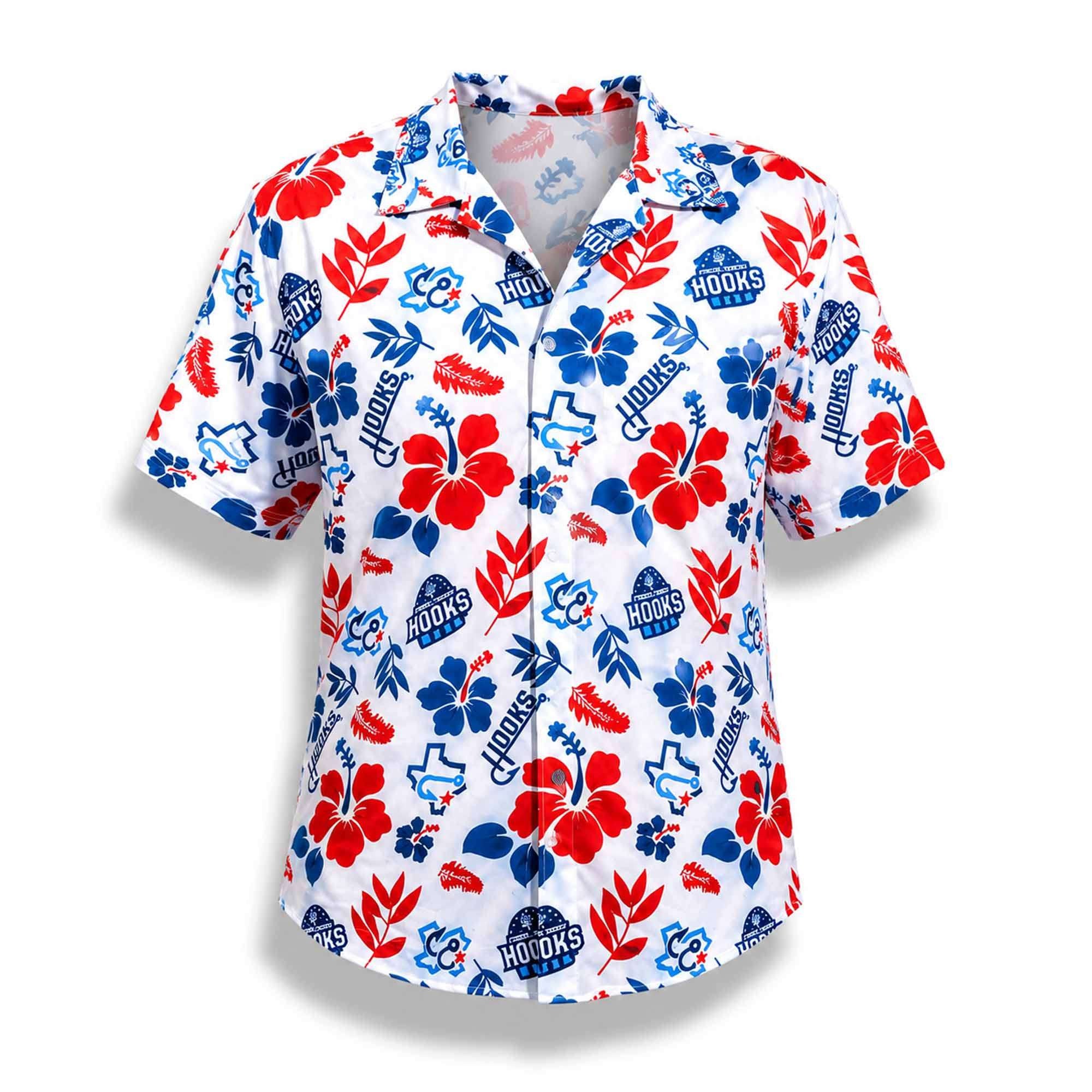 2026 Corpus Christi Hooks Hawaiian Shirt Hibiscus Floral Aloha Shirt Corpus Christi Hooks Merch - Merchluma