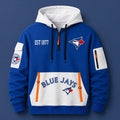 2026 Blue Jays EST 1977 Quarter Zip Hoodie Toronto Blue Jays Merch Gift For Baseball Fans - Merchluma