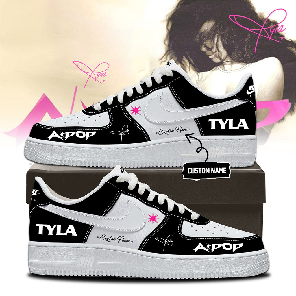 Personalized Tyla Apop World Tour 2026 Signature Shoes Sneakers Tyla Merch Gift For Music Lover - Merchluma