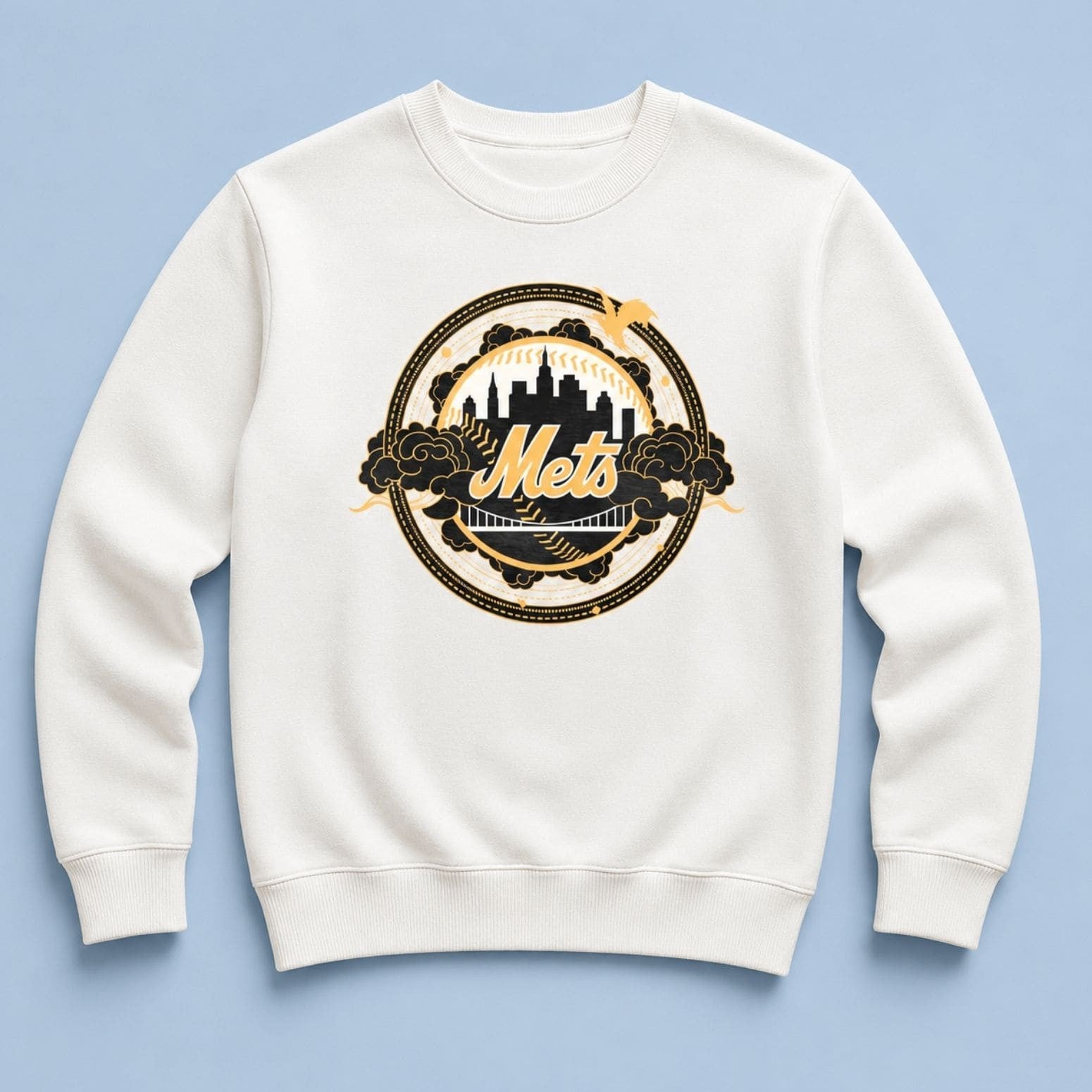 2026 NY Mets Fourth Wing Night Sweatshirt New York Mets Merch Present for Baseball Lovers - Merchluma