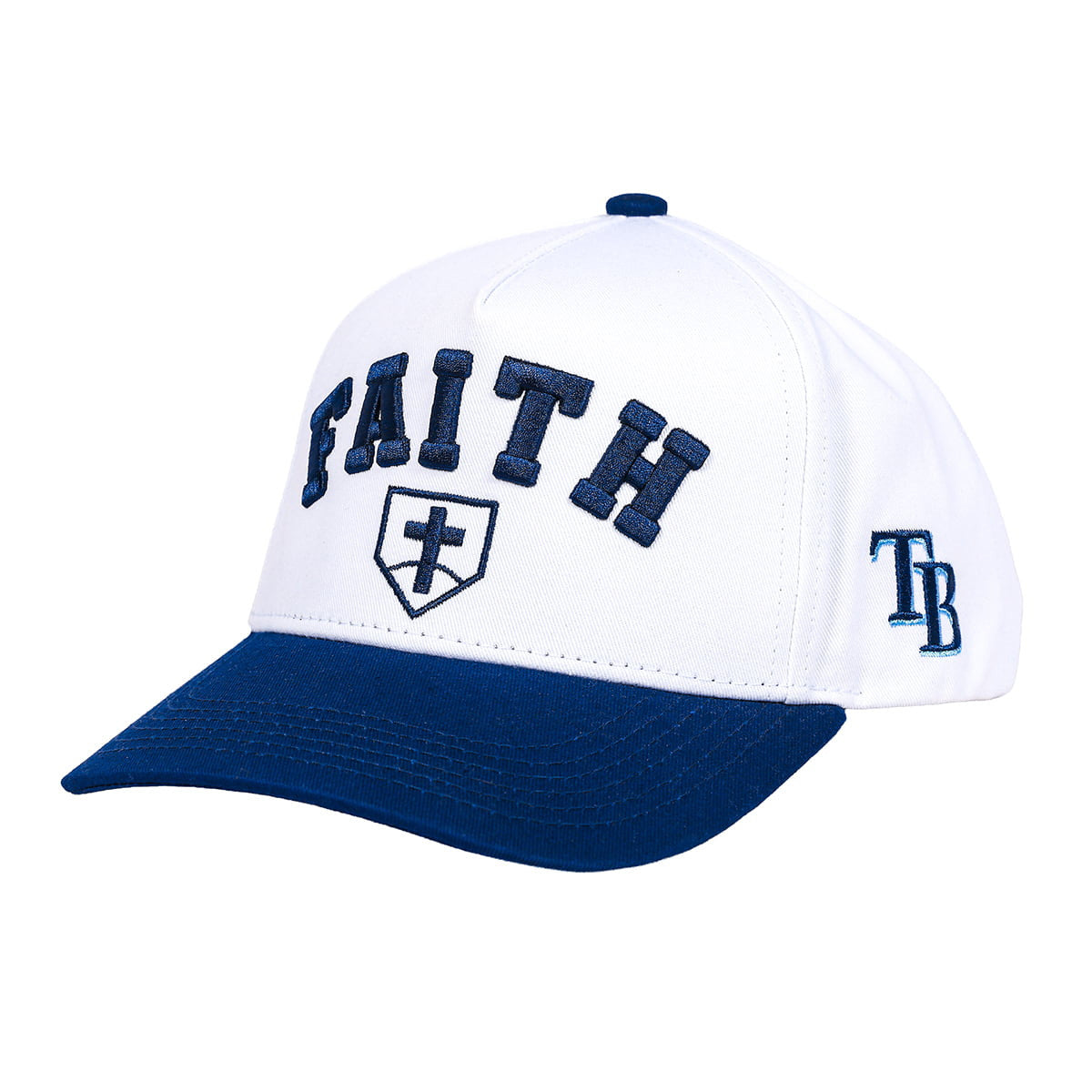 2026 Rays Christian Faith Hat Embroidered Tampa Bay Rays Merch Religious Cap Gift For Dad - Merchluma
