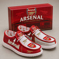 Arsenal FC Victoria Concordia Crescit Shoes Arsenal FC Merch Best Gift For Husband - Merchluma