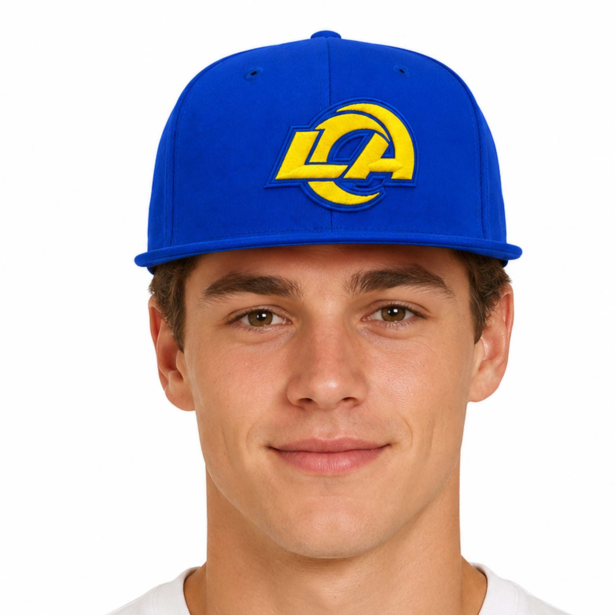 Los Angeles Rams Draft 2026 Snapback Hat Embroidered LA Rams Merch Good Gifts For Boyfriend - Merchluma