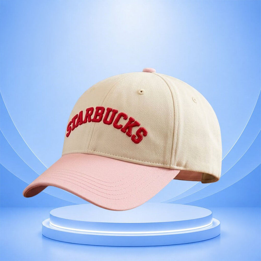 Strawberry Starbucks Hat Embroidered Summer Cap Gifts For Friends - Merchluma