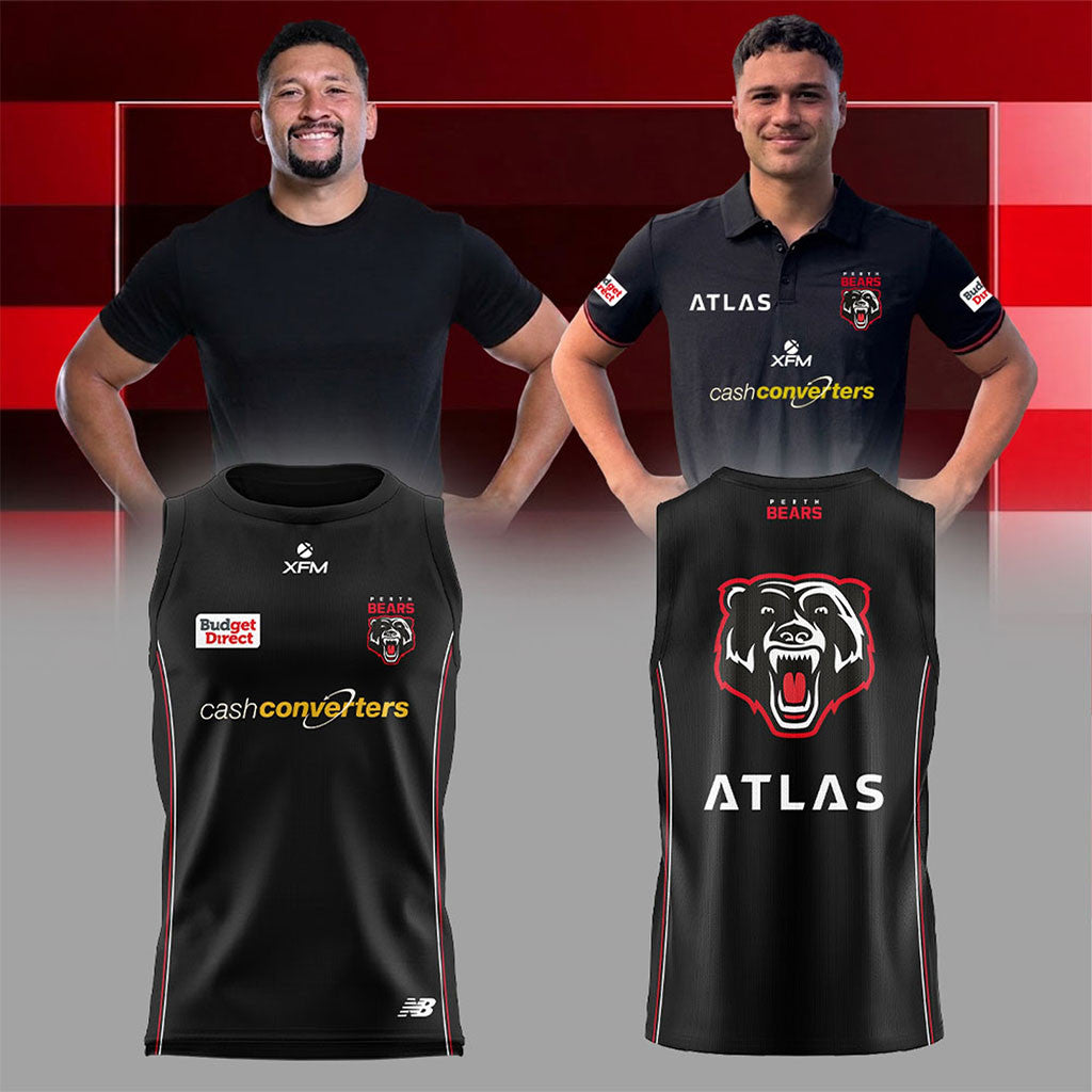 Perth Bears Training Singlet Basketball Jersey Black Perth Bears Merch Gifts For Brother - Merchluma