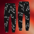 Rolling Loud Merch AOP Script Sweatpants Black Best Gifts For Boyfriend - Merchluma