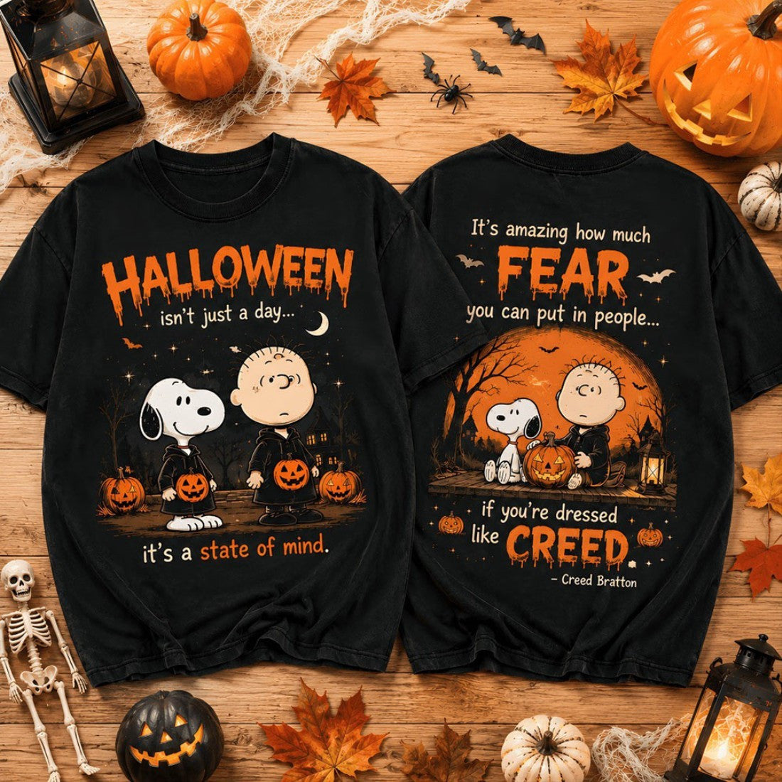 Halloween Isn't Just a Day It's A State Of Mind T-Shirt Cute Halloween Shirt Gifts For BFF - Merchluma