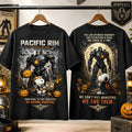 Pacific Rim x Snoopy Halloween Mecha Jaeger Pumpkin T-Shirt Pacific Rim Merch Fan Gifts - Merchluma