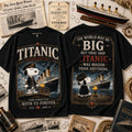 Snoopy Titanic Never Let Go Shirt Classic Movie T-Shirt Gift Ideas For Fans - Merchluma