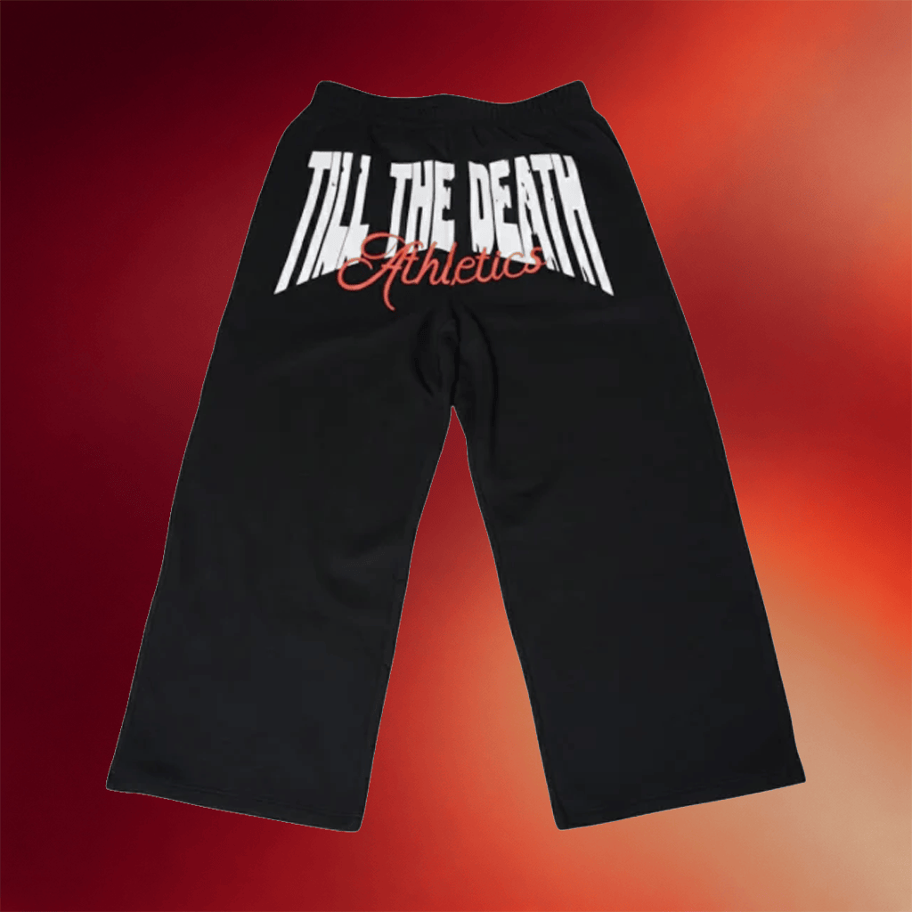 TTD Athletics Merch Till The Death Athletics Sweatpants Black Unique Gifts For BFF - Merchluma