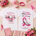 Snoopy Together in Pink Breast Cancer Awareness Shirt Heartbeat And Unity T-Shirt Her Gifts - Merchluma