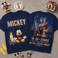 Mickey 9 11 Memorial 25th Anniversary T-Shirt We Will Never Forget Shirt Patriot Day Gifts - Merchluma