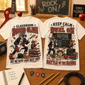 Tom And Jerry Classroom Sound Clash Hit Me With Your Best Shot T-Shirt Tom And Jerry Merch - Merchluma