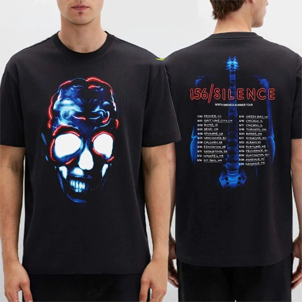 156 Silence North America Summer Tour 2026 T-Shirt 156 Silence Merch Present For Band Fans - Merchluma
