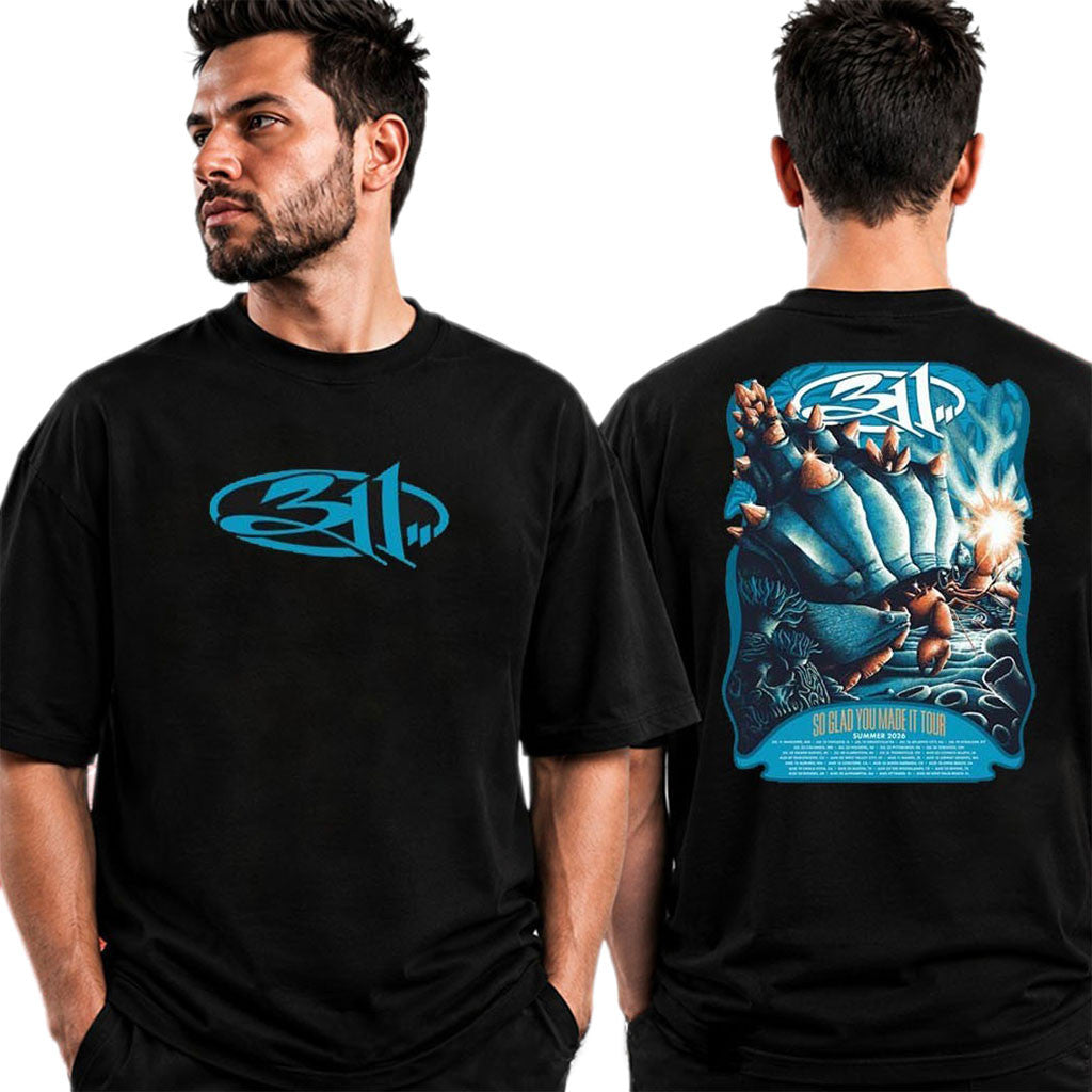 311 Band So Glad You Made It Tour Summer 2026 Tour Dates T-Shirt 311 Merch Music Lover Gifts - Merchluma