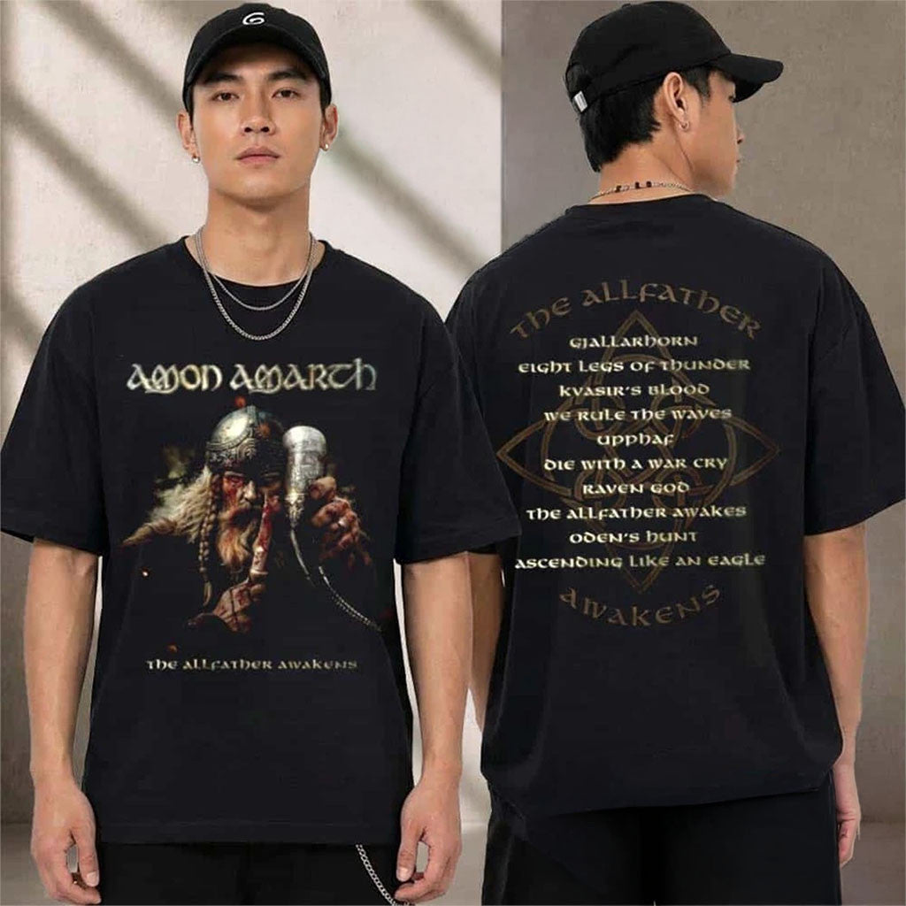 Amon Amarth The Allfather Awakens 2026 T-Shirt For Album Shirt Amon Amarth Merch Fan Gifts - Merchluma