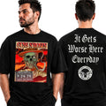 Guns N Roses World Tour Poster T-Shirt It Gets Worse Here Everyday Shirt GNR Merch Fan Gifts - Merchluma
